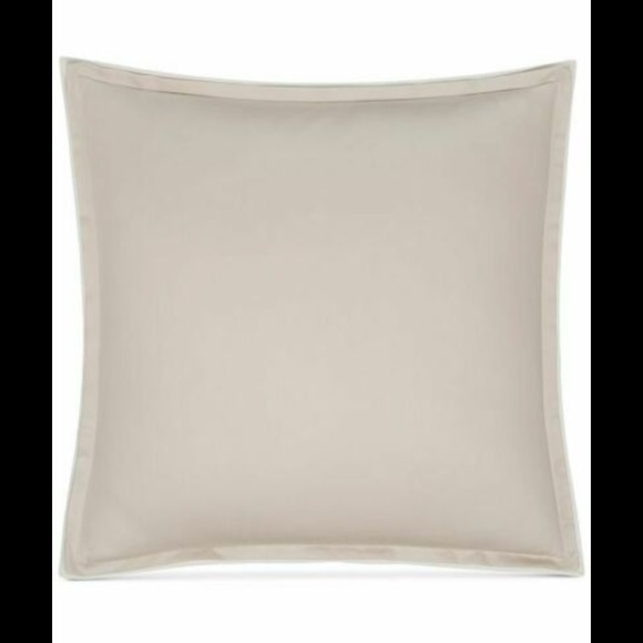 NIB Hotel Collection Contrast Flange (1) European Sham in 2 Tone Pear - Picture 11 of 12